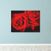 Rosa Kardinal:Canvas Print キャンバスプリント (インサイチュ (ウッドフロア))