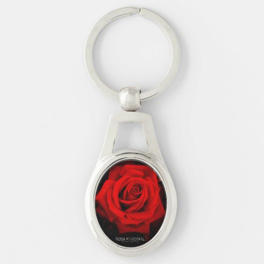 Rosa Kardinal:Metal Key Chain キーホルダー (正面)