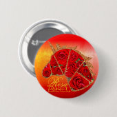 Rosa Lavaglut 缶バッジ (正面&裏面)