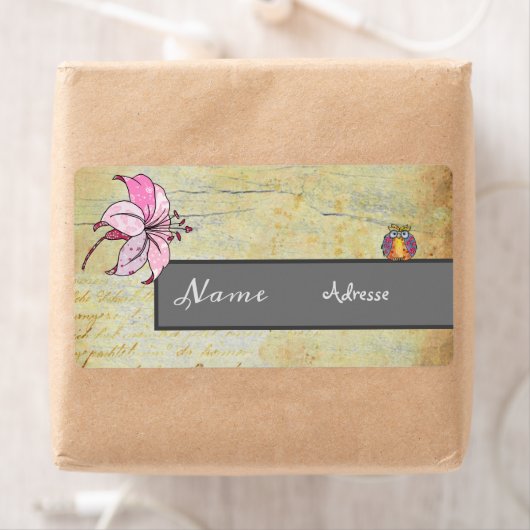 Rosa Lilie ラベル (インサイチュ)