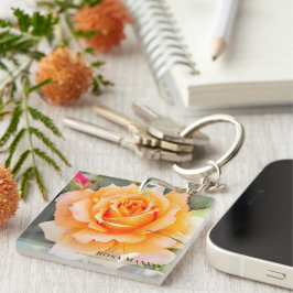 Rosa ‘Manyo’ [Acrylic Keychain] キーホルダー