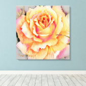 Rosa ‘Manyo’ [Premium Canvas] キャンバスプリント (インサイチュ (ウッドフロア))