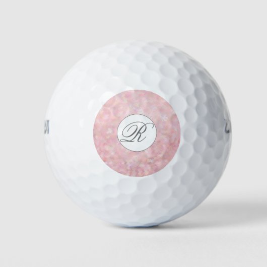 Rosa, personalisiert ゴルフボール (正面)
