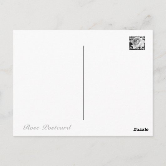 Rosa Princesse de Monaco：Postcard ポストカード (裏面)