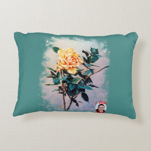 Rosa/Rose アクセントクッション (裏面)