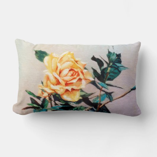 Rosa/Rose ランバークッション (正面)