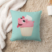Rosa the Pig Cup Cake クッション (ブランケット)