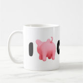 Rosa the Pig I Rosa Coffee Mug コーヒーマグカップ (左)