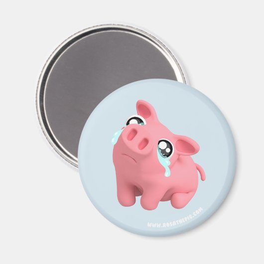 Rosa the Pig is Sad マグネット (正面/裏面)