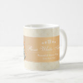 Rosa White Arrow コーヒーマグカップ (正面右)