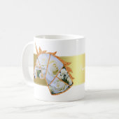 Rosa White Arrow コーヒーマグカップ (正面左)