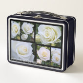 Rosa White Arrow メタルランチボックス (正面)