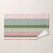 Rosa y verde aesthetic バスタオルセット (ハンドタオル)