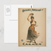 Rosabel Morrison, in 'Carmen'レトロ劇場 ポストカード (正面/裏面)