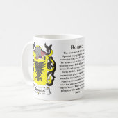 Rosado、起源、意味および頂上 コーヒーマグカップ (正面左)