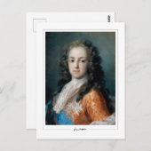 Rosalba Carriera #2 -ファインアートはがき ポストカード (正面/裏面)