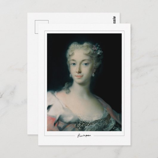 Rosalba Carriera #7 -ファインアートはがき ポストカード (正面/裏面)
