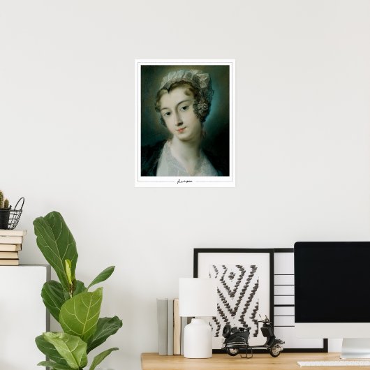 Rosalba Carriera Zeading Art Poster #12 ポスター (ホームオフィス)