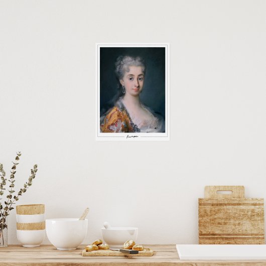 Rosalba Carriera Zeading Art Poster #14 ポスター (キッチン)