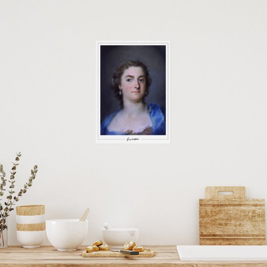 Rosalba Carriera Zeading Art Poster #15 ポスター (キッチン)