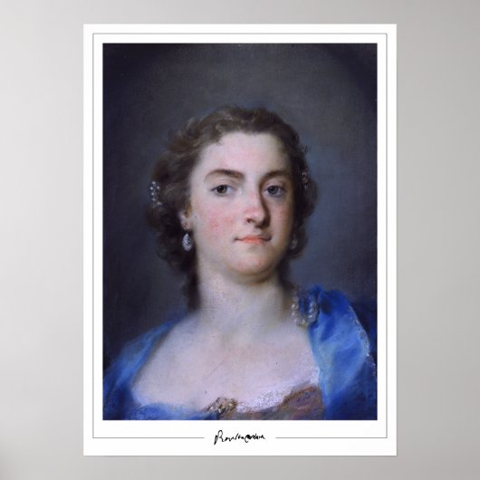 Rosalba Carriera Zeading Art Poster #15 ポスター (正面)