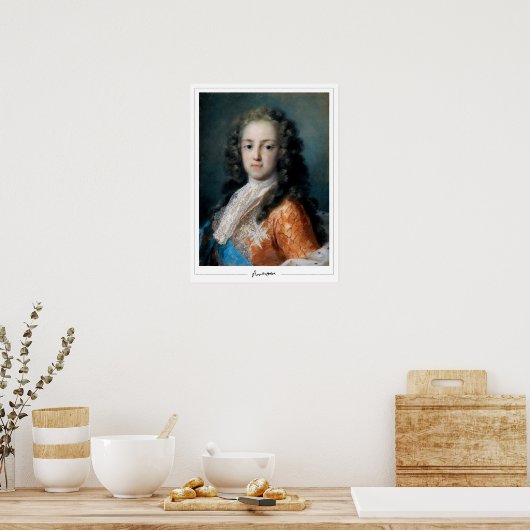Rosalba Carriera Zeading Art Poster #2 ポスター (キッチン)