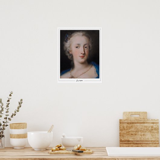Rosalba Carriera Zeading Art Poster #3 ポスター (キッチン)