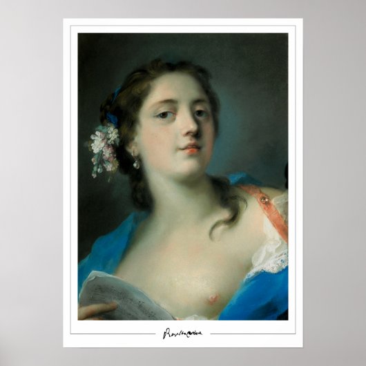 Rosalba Carriera Zeading Art Poster #4 ポスター (正面)