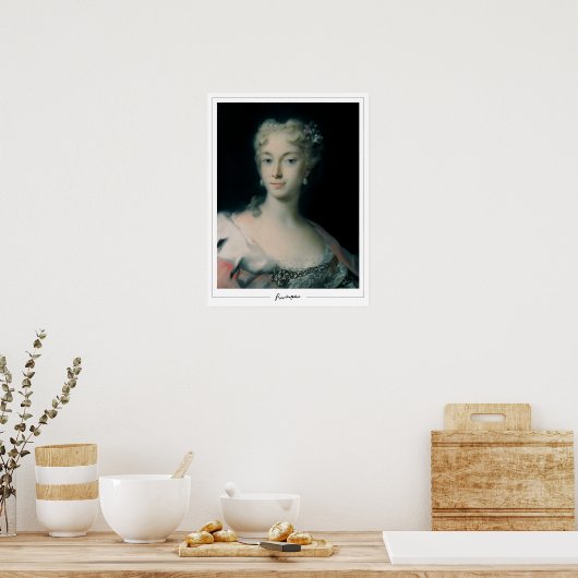 Rosalba Carriera Zeading Art Poster #7 ポスター (キッチン)