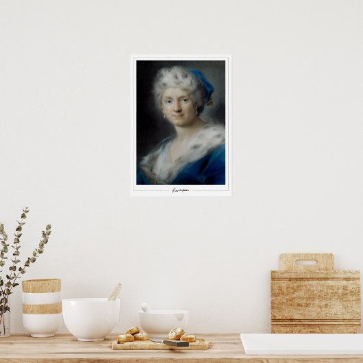 Rosalba Carriera Zeading Art Poster #8 ポスター (キッチン)