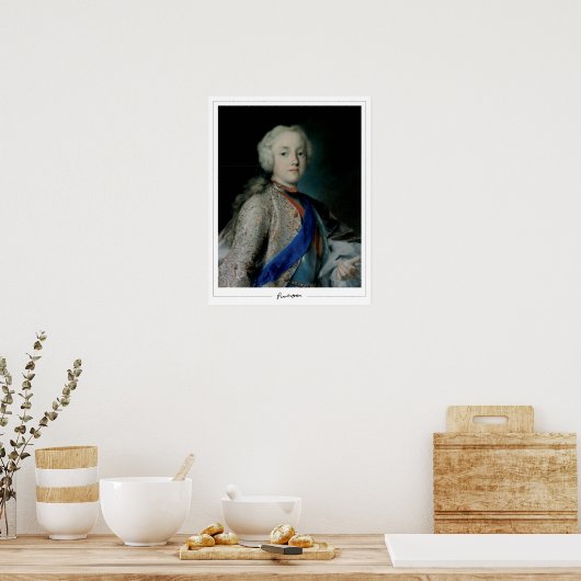 Rosalba Carriera Zeading Art Poster #9 ポスター (キッチン)