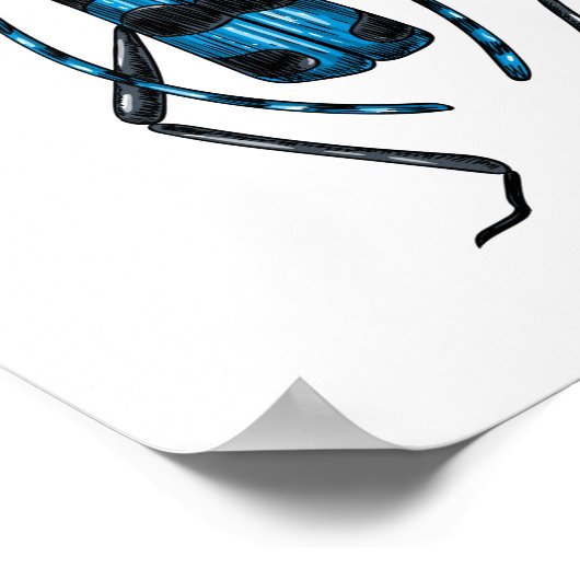 Rosalia Alpina beetle ポスター (角)