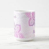 Rosaline Mandala 15 oz. Personalized Mug コーヒーマグカップ (中央)