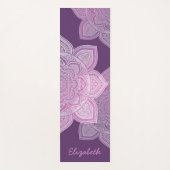 Rosaline Mandala Personalized Yoga Mat ヨガマット (正面)
