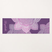 Rosaline Mandala Personalized Yoga Mat ヨガマット (正面(横))