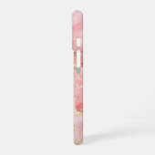 Rosaline Royale Luxury Blush Pink Marble Gold iPhone 16ケース (左側面)