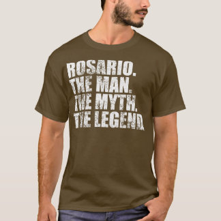 RosarioRosarioファミリー名Rosario姓 Tシャツ