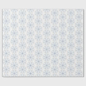 Rosary Blooming Blue Flower ラッピングペーパー (フラット)