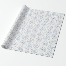 Rosary Blooming Blue Flower ラッピングペーパー