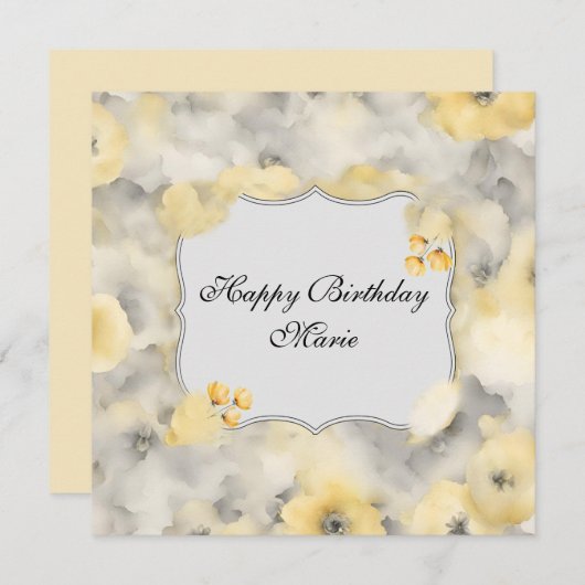 rosas amarillas (正面/裏面)