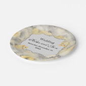 Rosas amarillas ペーパープレート (アングル)