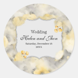 Rosas amarillas ラウンドシール