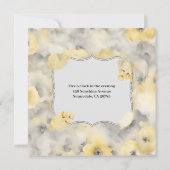 Rosas amarillas 招待状 (裏面)