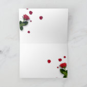 rosas de día San Valentín con cristales カード (内部)