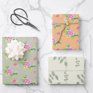 Rosas silvestres ラッピングペーパーシート