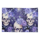 Rosas violetas con calaveras 枕カバー (裏面)