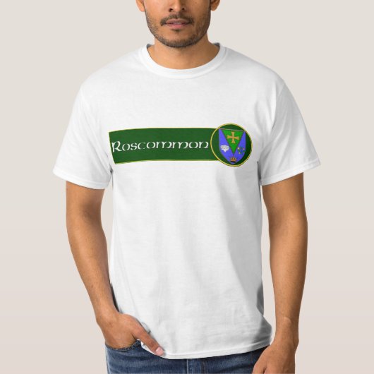 Roscommon。 アイルランド tシャツ (正面)