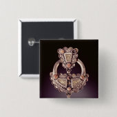 RoscreaからのRoscreaのブローチ、 缶バッジ (正面&裏面)