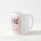Roséの終日のマグ コーヒーマグカップ (正面右)