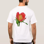 Rose1写真 Tシャツ (裏面)